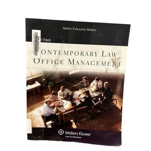 Contemporary law office management for paralegals textbook